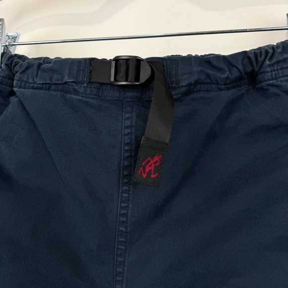 Gramicci Youth Boys Size 8 Navy Belted Twill Straight Leg Pants Adjustable Waist - Picture 3 of 13